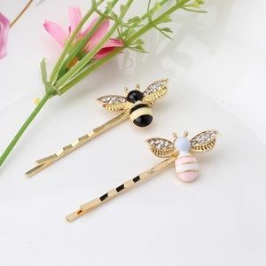 Bumblebee Hair Pins • Set of 2